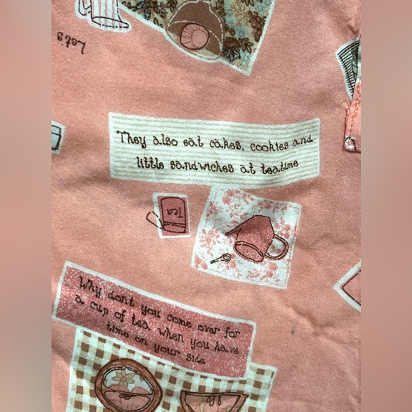 Petti Pranc Morning Star Women's Pink Nightgown Short Sleeves Size S - Picture 7 of 8